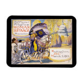 Vintages Frauenwahlposter Magnet (Horizontal)