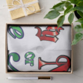 Vintages freches oder Nizza Seidenpapier (Geschenk)