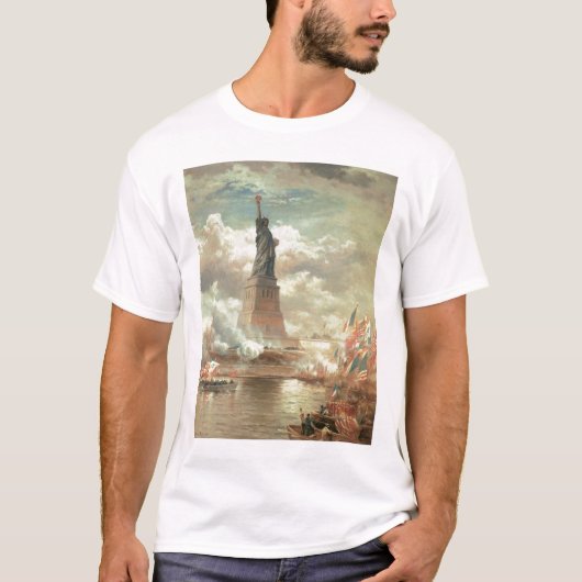 Vintages Freiheitsstatue, New- York CityShirt T-Shirt (Vorderseite)