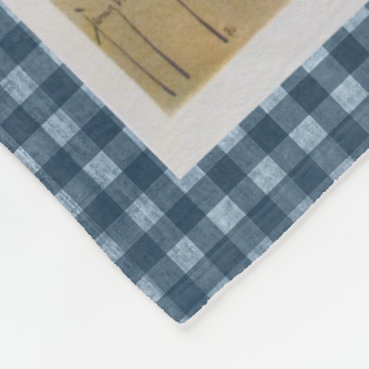 Vintages French Beach Travel Poster Fleecedecke (Ecke)