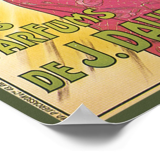 Vintages French Soap Art Poster (Ecke)