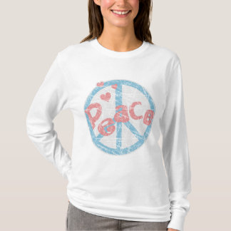 Vintages Friedenszeichen T-Shirt