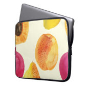 Vintages Frischobst Wasserfarbendesign Laptopschutzhülle (Vorderseite Links)