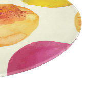 Vintages Frischobst Wasserfarbendesign Schneidebrett (Ecke)
