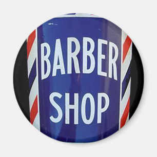Vintages Friseursalonzeichen Magnet