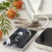 Vintages Frisierte Auto Car Grill Schlüsselanhänger (Vorderseite rechts)