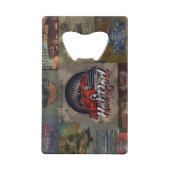 Vintages Frisierte Auto Flaschenöffner aus Edelsta (Rückseite)