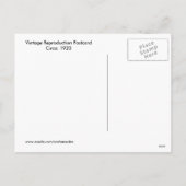 Vintages frohes Ostern Feiertagspostkarte (Rückseite)