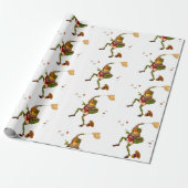 Vintages Froschwackelpapier Geschenkpapier (Ungerollt)