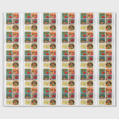 Vintages Fruchtanzeige-Verpackungspapier Geschenkpapier (Flach)