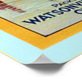 Vintages Fruchtkäfigetikett Poster (Ecke)