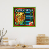 Vintages Fruchtkäfigetikett Poster (Küche)