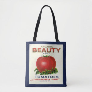 Vintages Fruchtkäseletikett, Arcadia Schönheitspfl Tasche