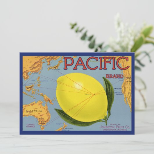 Vintages Fruchtkäseretikett (Stehend Vorderseite)