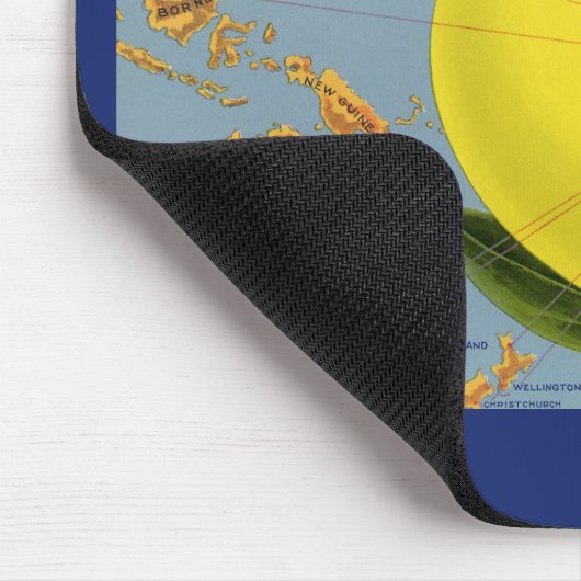 Vintages Fruchtkäseretikett Mousepad (Ecke)