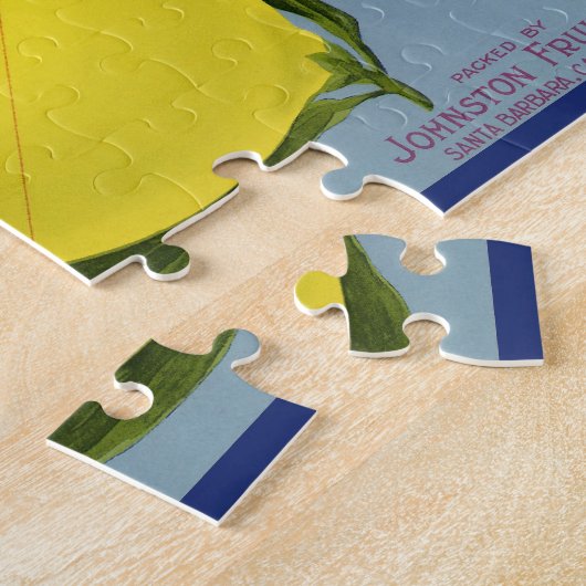 Vintages Fruchtkäseretikett Puzzle (Seite)