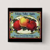 Vintages Fruchtkorb Button (Vorderseite)