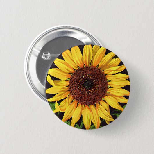 Vintages Fruchtkorb Button (Vorne & Hinten)