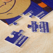 Vintages Fruchtkorb-Etikett 7 Jigsaw Puzzle (Seite)