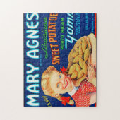 Vintages Fruchtkorb-Etikett 9 Jigsaw Puzzle (Vertikal)