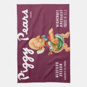 Vintages Fruchtkorb Geschirrtuch (Vertikal)