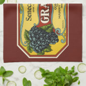 Vintages Fruchtkorb Geschirrtuch (Gefaltet)