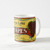 Vintages Fruchtkorb Kaffeetasse (VorderseiteRechts)