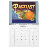 Vintages Fruchtkorb Kalender (Mär 2027)