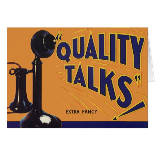 Vintages Fruchtkorb Label Kunst, altmodisches Tele (Vorderseite (Horizontal))