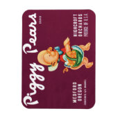 Vintages Fruchtkorb Magnet (Vertikal)