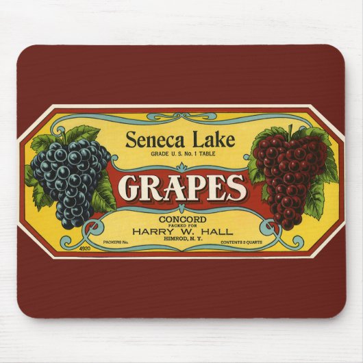 Vintages Fruchtkorb Mousepad (Vorne)