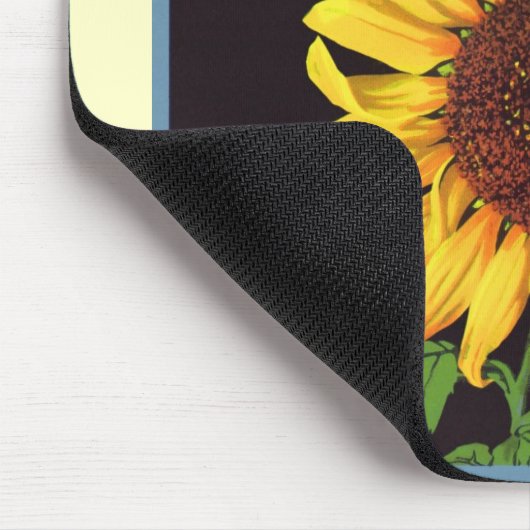 Vintages Fruchtkorb Mousepad (Ecke)