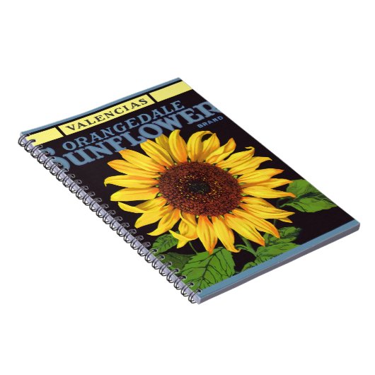 Vintages Fruchtkorb Notizblock (Rechte Seite)