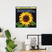 Vintages Fruchtkorb Poster (Heimbüro)