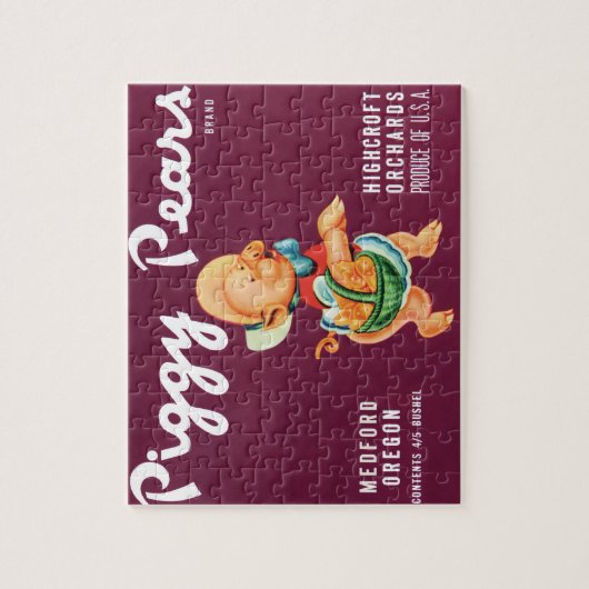 Vintages Fruchtkorb Puzzle (Vertikal)