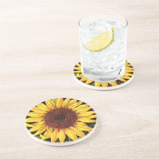 Vintages Fruchtkorb Sandstein Untersetzer (Seite)