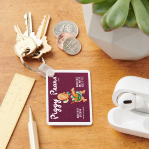 Vintages Fruchtkorb Schlüsselanhänger