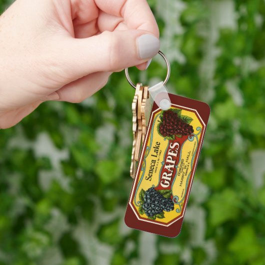 Vintages Fruchtkorb Schlüsselanhänger (Hand)