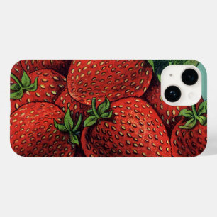 Vintages Fruchtkorb-Siegel Art Patriot Erdbeeren Case-Mate iPhone 14 Hülle