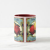 Vintages Fruchtkorb Tasse (Zentrum)