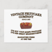 Vintages Fruchtkuchen Postkarte (Vorderseite)
