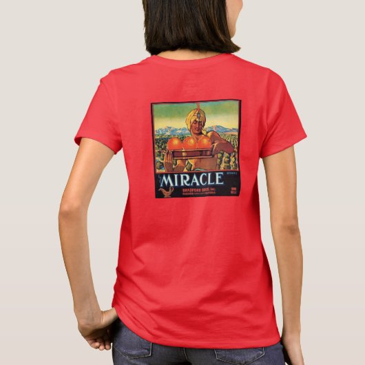 "Vintages Fruchtlabel" T-Shirt (Rückseite)