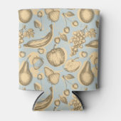 Vintages Fruchtmuster Dosenkühler (Vorderseite)