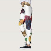 Vintages Fruchtmuster Leggings (Links)