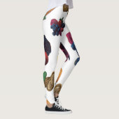 Vintages Fruchtmuster Leggings (Rechts)