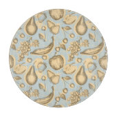 Vintages Fruchtmuster Schneidebrett (Vorderseite)