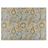 Vintages Fruchtmuster Schneidebrett (Vorderseite)