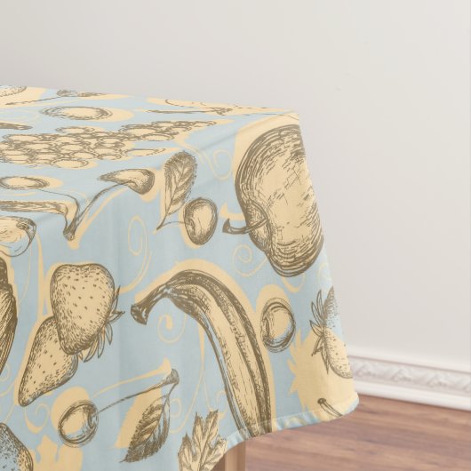 Vintages Fruchtmuster Tischdecke (Beispiel)