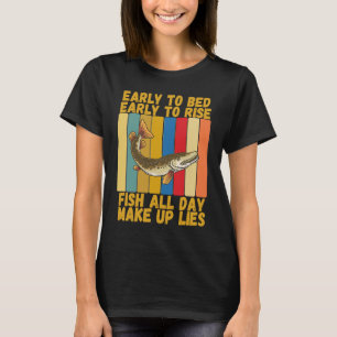 Vintages Frühbett Frühaufstehendes Sonnenbrand T-Shirt