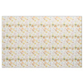 Vintages Frühstückswasser - Farbmuster weiß Stoff (Fat Quarter (45,7 x 55,9 cm))